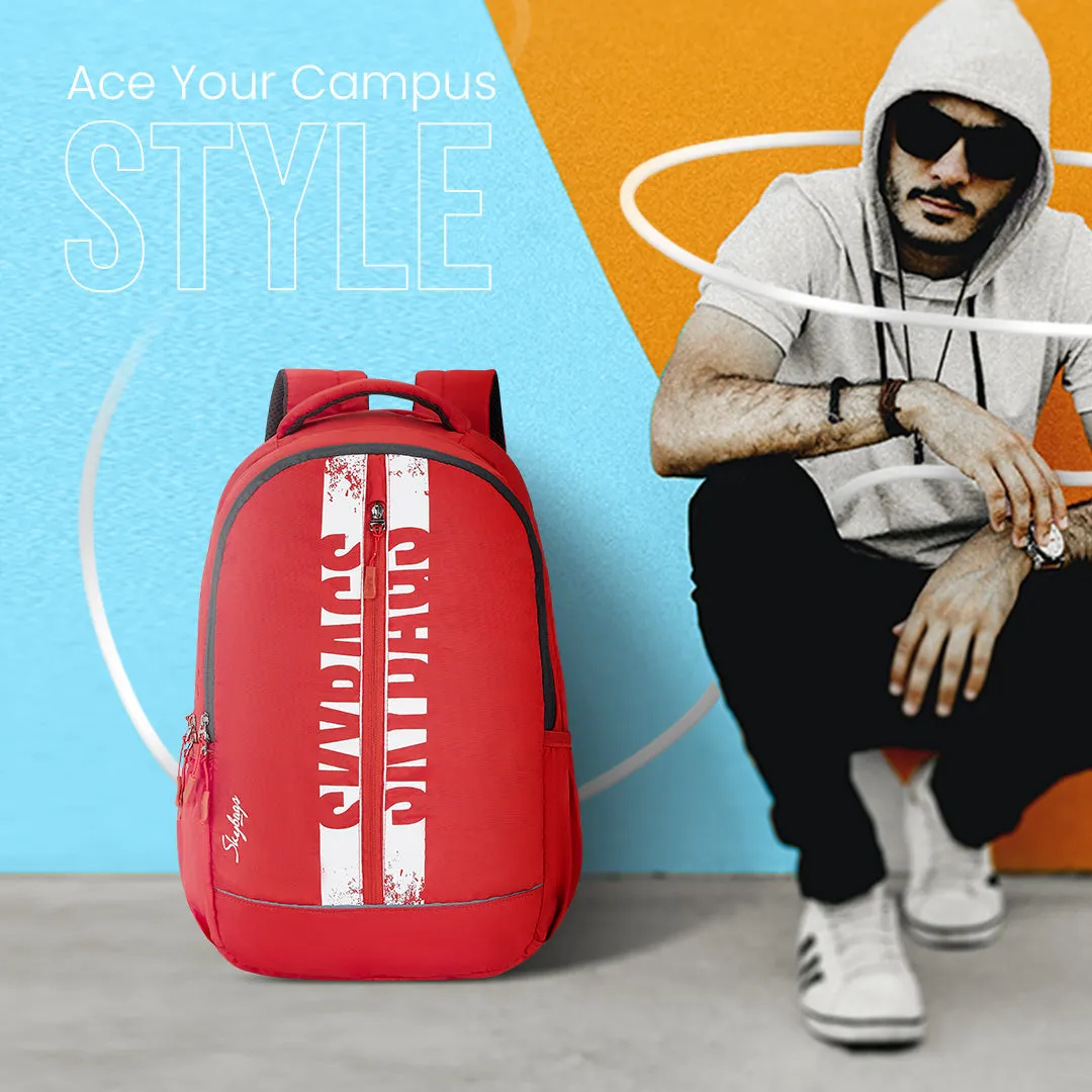 Skybags Strider Pro 04  Laptop Backpack (H) Red