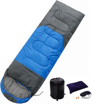 Sleeping Bag, Lightweight Sleeping Bag, Autumn Season Ultralight Camping Sleeping Bag for Camping, Backpacking, and Hiking, Indoor and Outdoor Use
