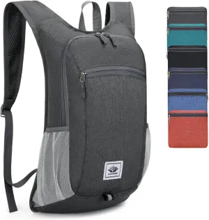 Small Daypack 15L Hiking Backpack Packable Lightweight Travel Day Pack Casual Foldable Shoulder Bag for Women Men