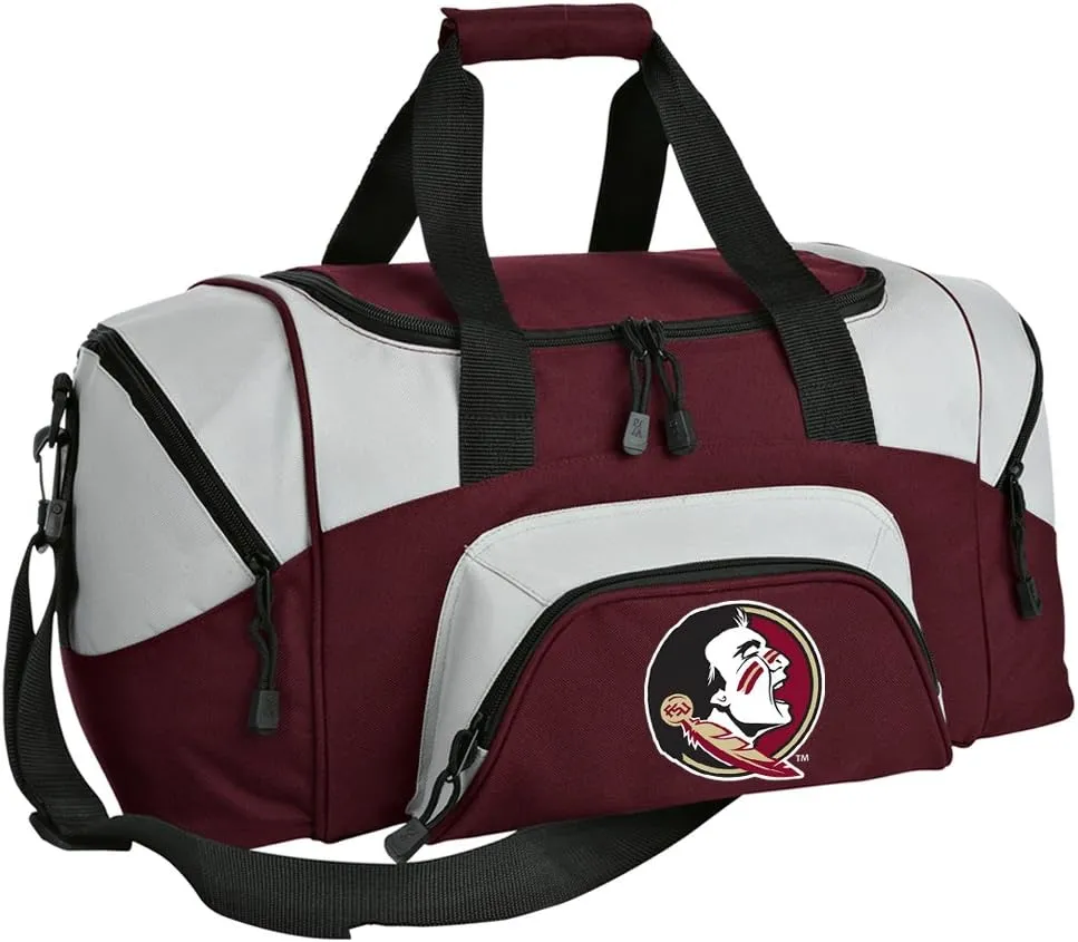 SMALL FSU Gym Bag Deluxe Florida State Travel Carryon Bag