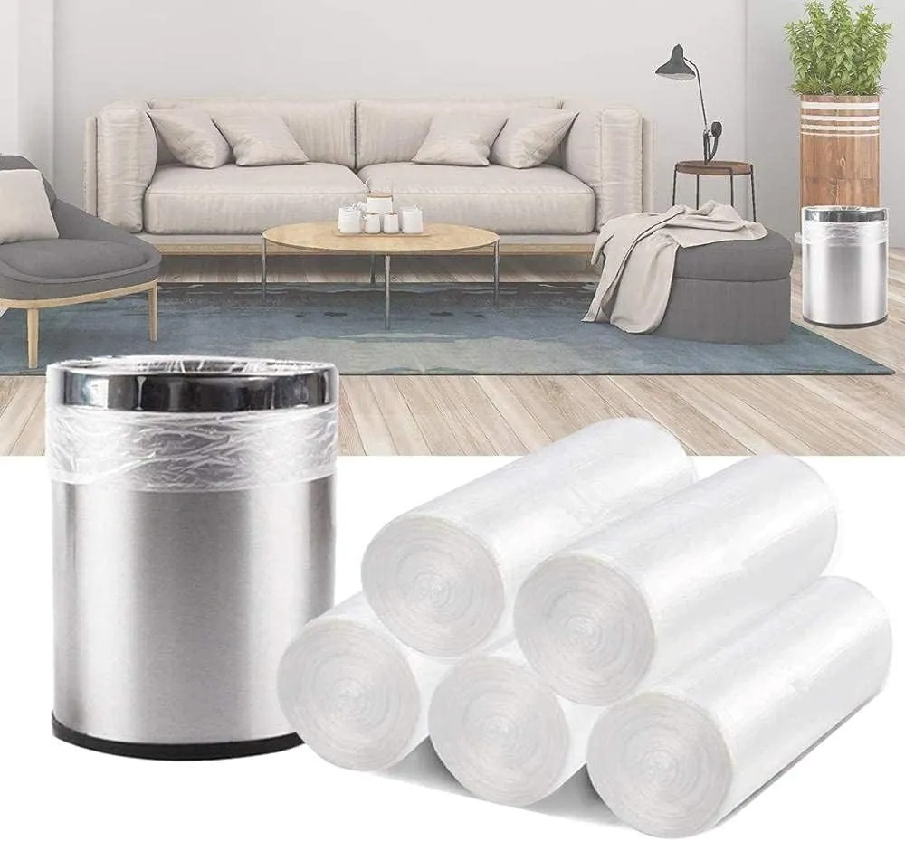 Small Trash Bags, Magesh 4 Gallon Trash Bags/Garbage Bags, Strong Wastebasket Liners for Bathroom Bedroom Office Trash Can, 125 Counts