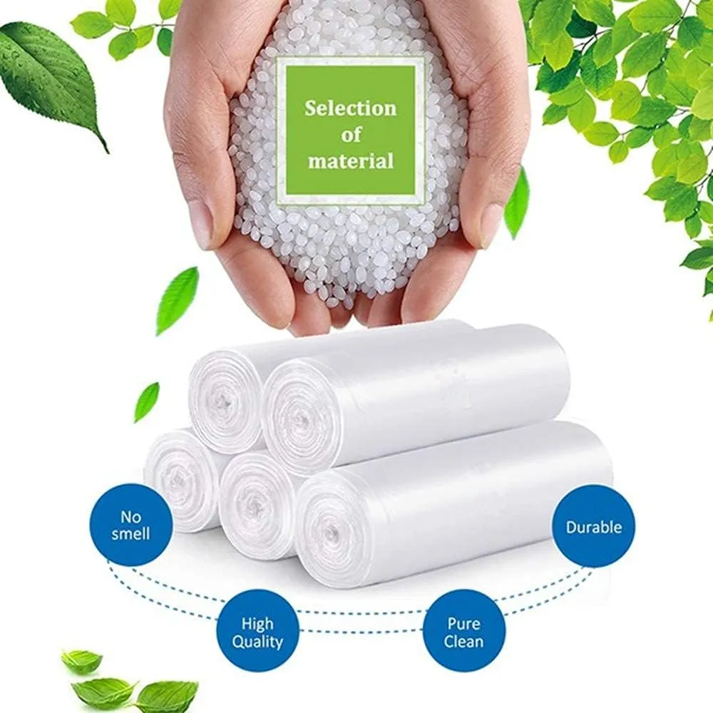 Small Trash Bags, Magesh 4 Gallon Trash Bags/Garbage Bags, Strong Wastebasket Liners for Bathroom Bedroom Office Trash Can, 125 Counts