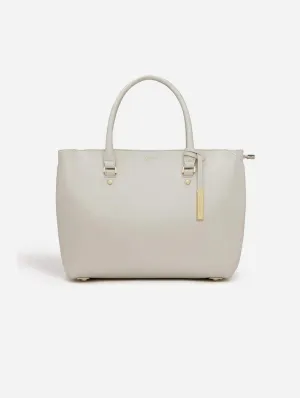 Sophie Vegan Leather Tote Handbag | Grey