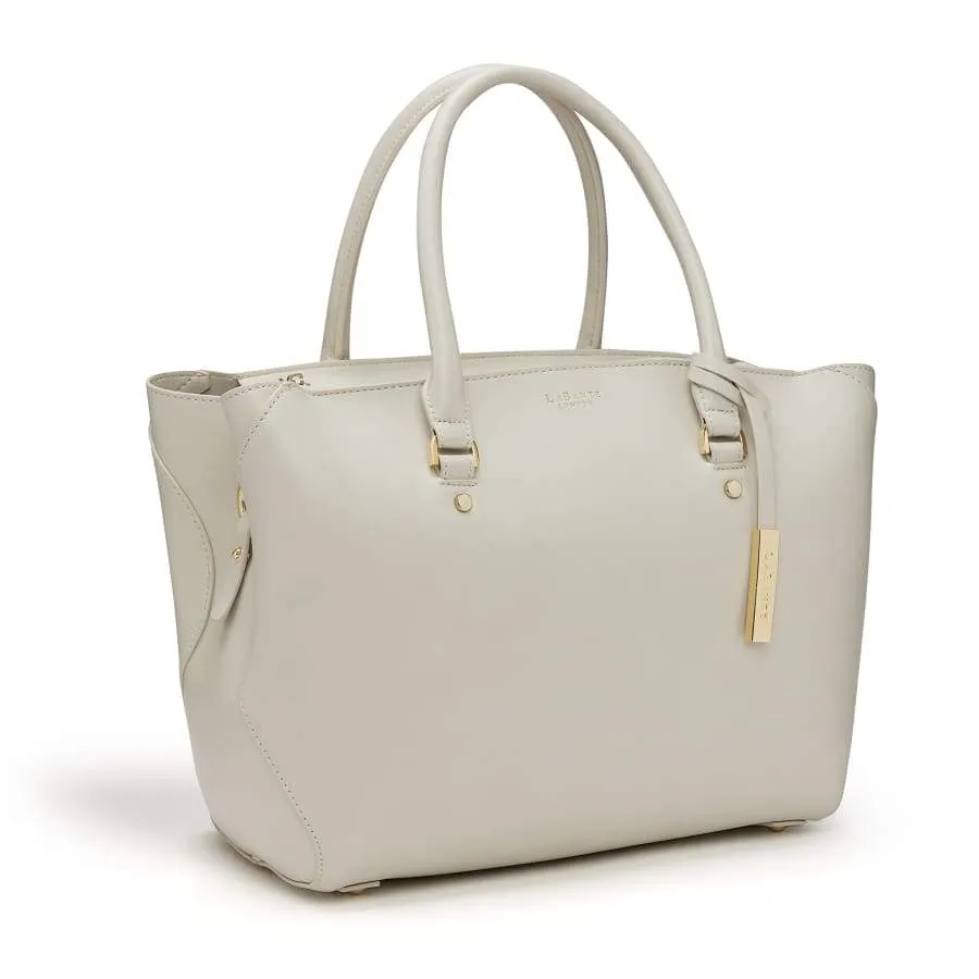 Sophie Vegan Leather Tote Handbag | Grey