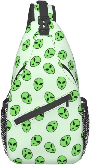 Space Planet Sling Bag,Multipurpose Crossbody Backpack Shoulder Chest Bag for Women Men Travel Hiking Daypack
