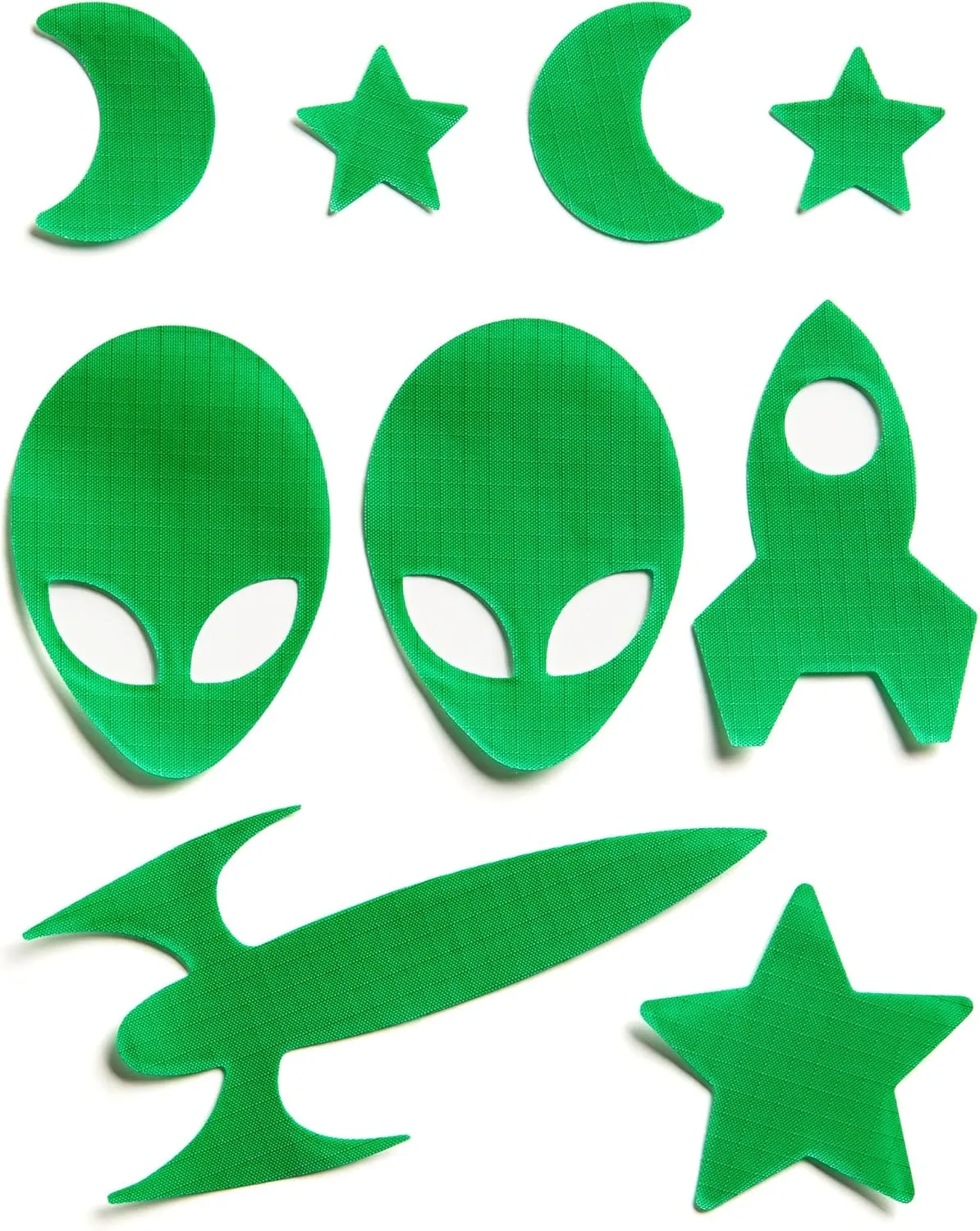 Space - Self-Adhesive Down Jacket Repair Patches | Waterproof, Tear-Resistant, Pre-Cut Patches | 9-Piece Set for Outdoor Gear, Sleeping Bags & Tents