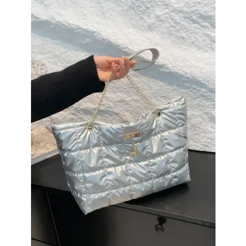 Sparkle Silver Tote Bags