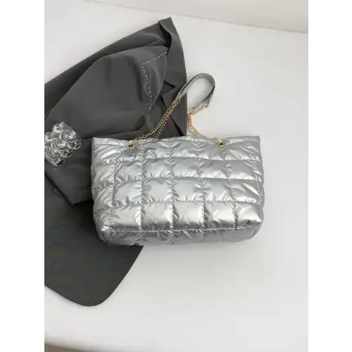 Sparkle Silver Tote Bags