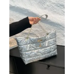 Sparkle Silver Tote Bags