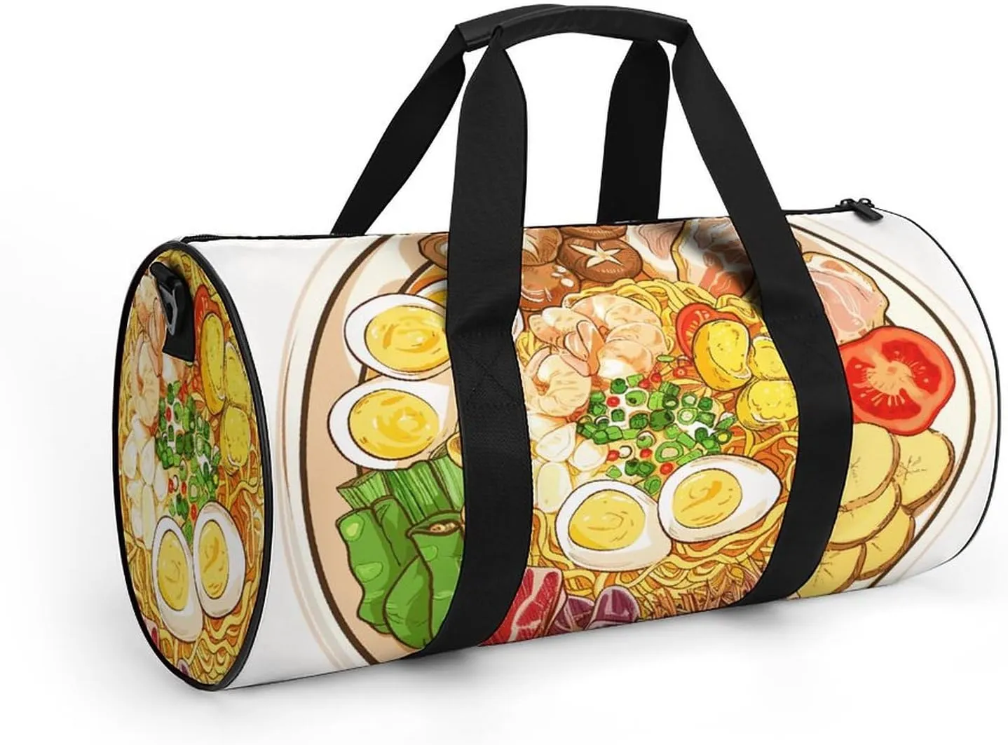 Sports Gym Bag for Women Men Travel Duffel Bag A Plate of Delicious Food Weekender Bag Canvas Carry on Overnight Bag for Travel Swimming Fitness Workout Sports Duffle Bag