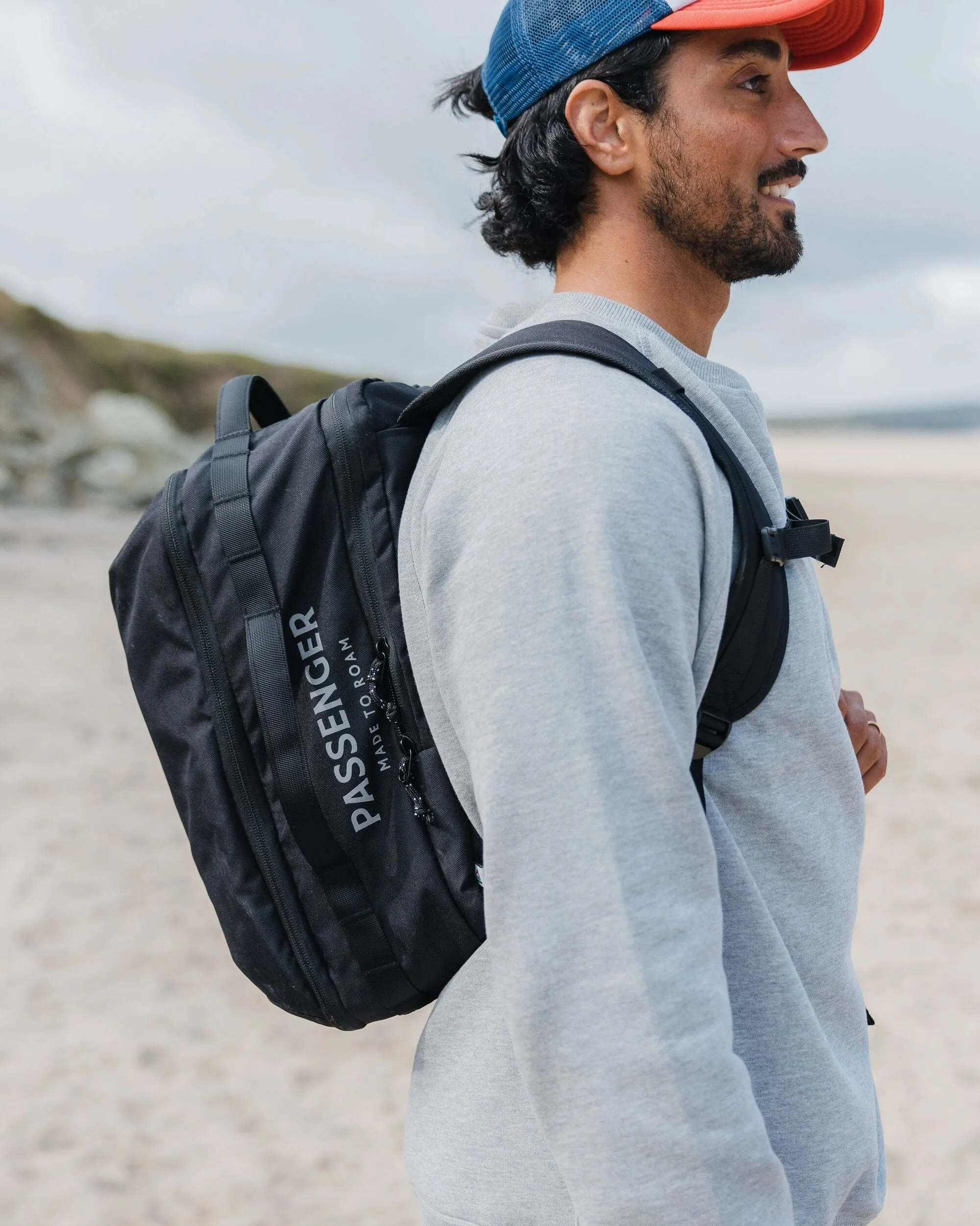 Stratos Duffel Backpack - Black