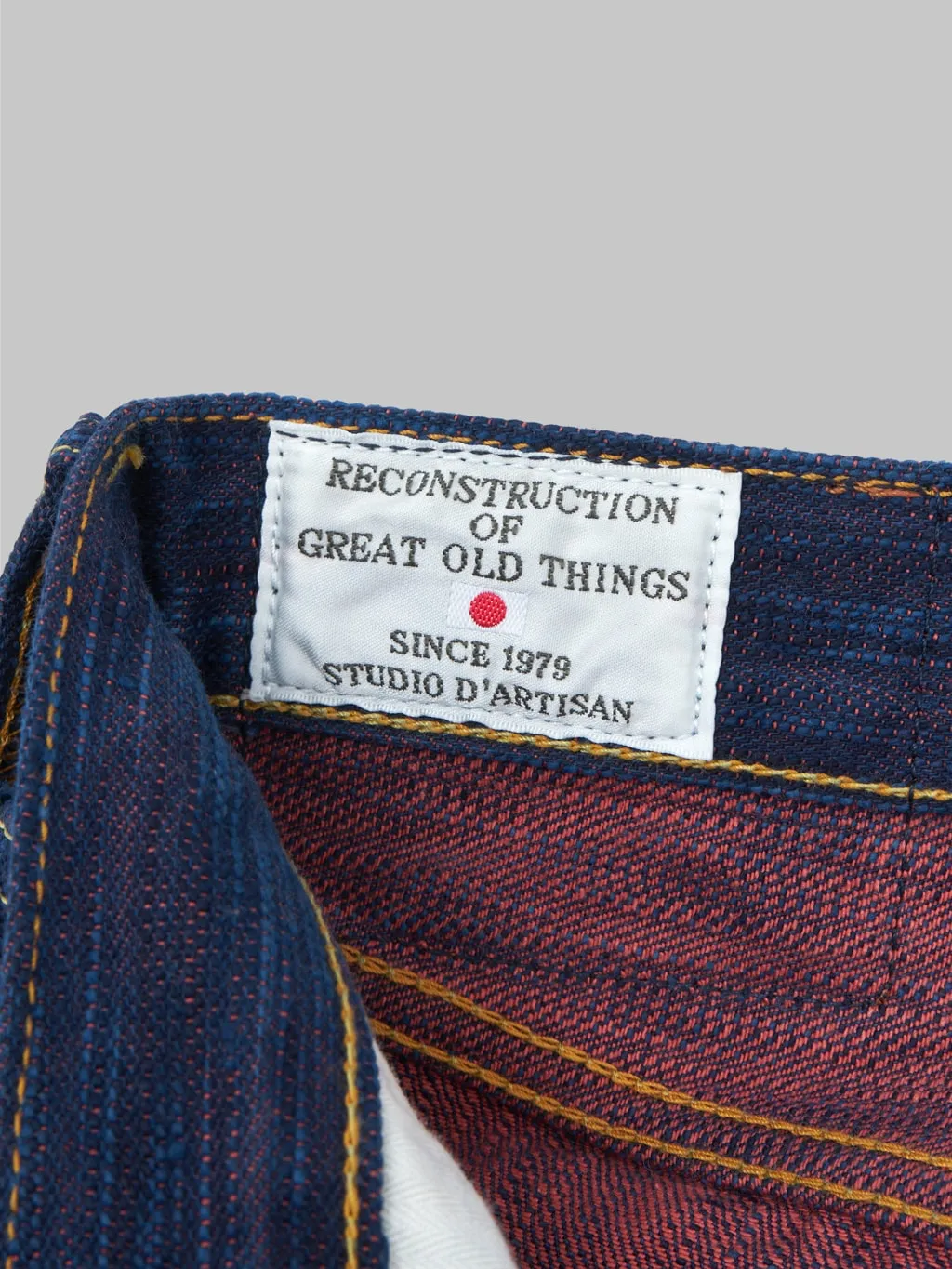 Studio D'artisan SP-084 15oz 45th Anniversary "Tokushima Hinode-Awa Shoai" Regular Straight Jeans