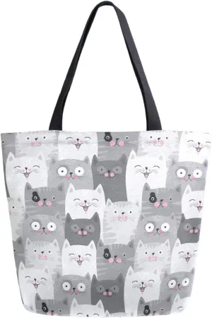 Stylish Print Extra Large Shoulder Tote Bag for Beach Travel Weekender Gym Grocery Shopping…