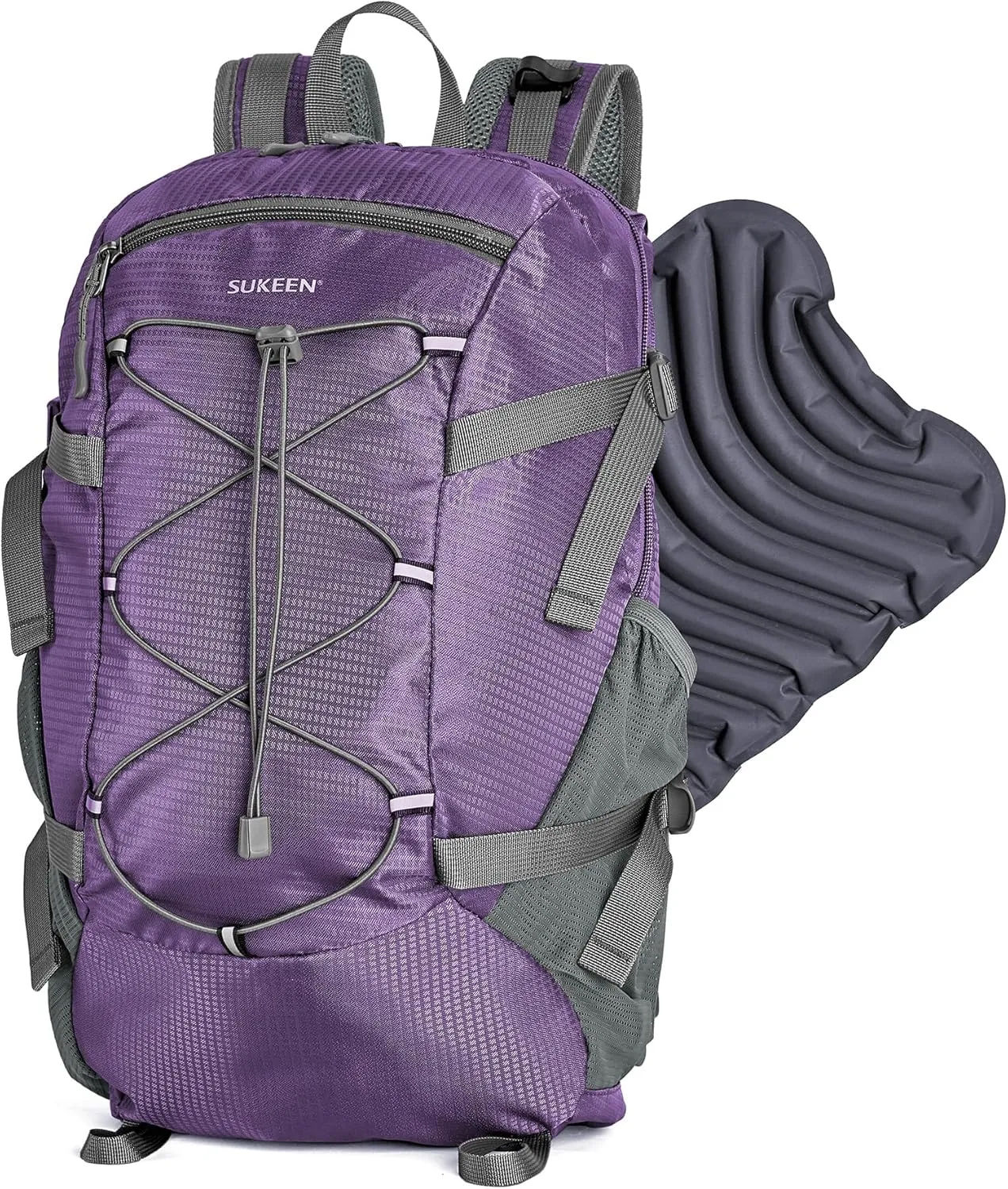 Sukeen Hiking Backpack Packable Lightweight 30L Backpack Wear Resistant Daypack for Outdoor Travel Camping Cycling