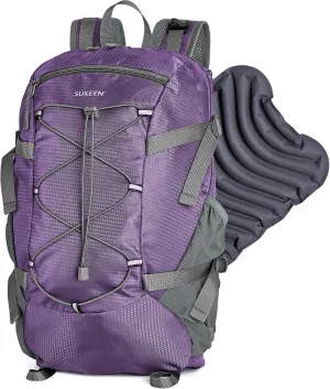 Sukeen Hiking Backpack Packable Lightweight 30L Backpack Wear Resistant Daypack for Outdoor Travel Camping Cycling