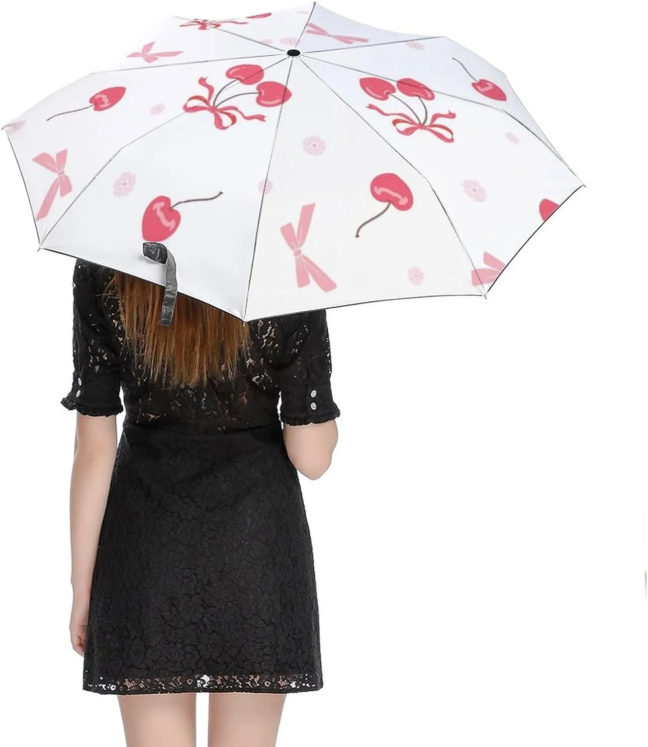 Summer Anchors Lifebuoys Compact Travel Umbrella, Windproof Waterproof Stick Umbrella Protection Umbrellas