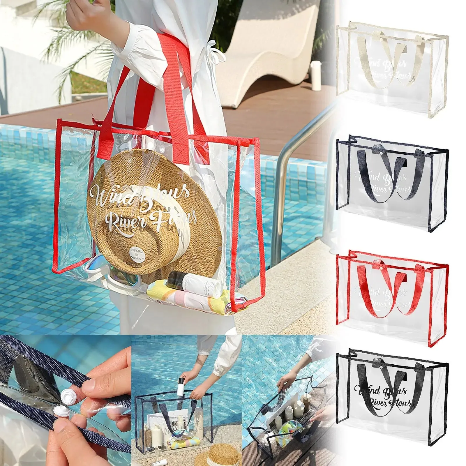 Swimming Clear Tote Bag