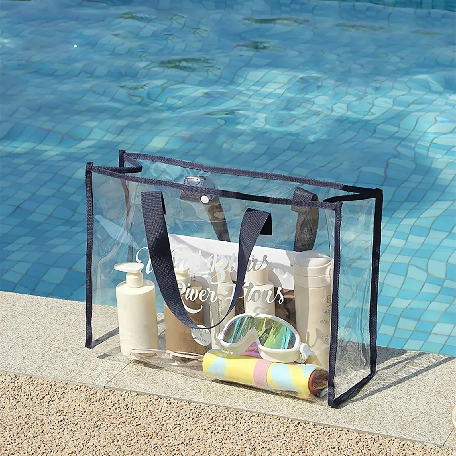 Swimming Clear Tote Bag