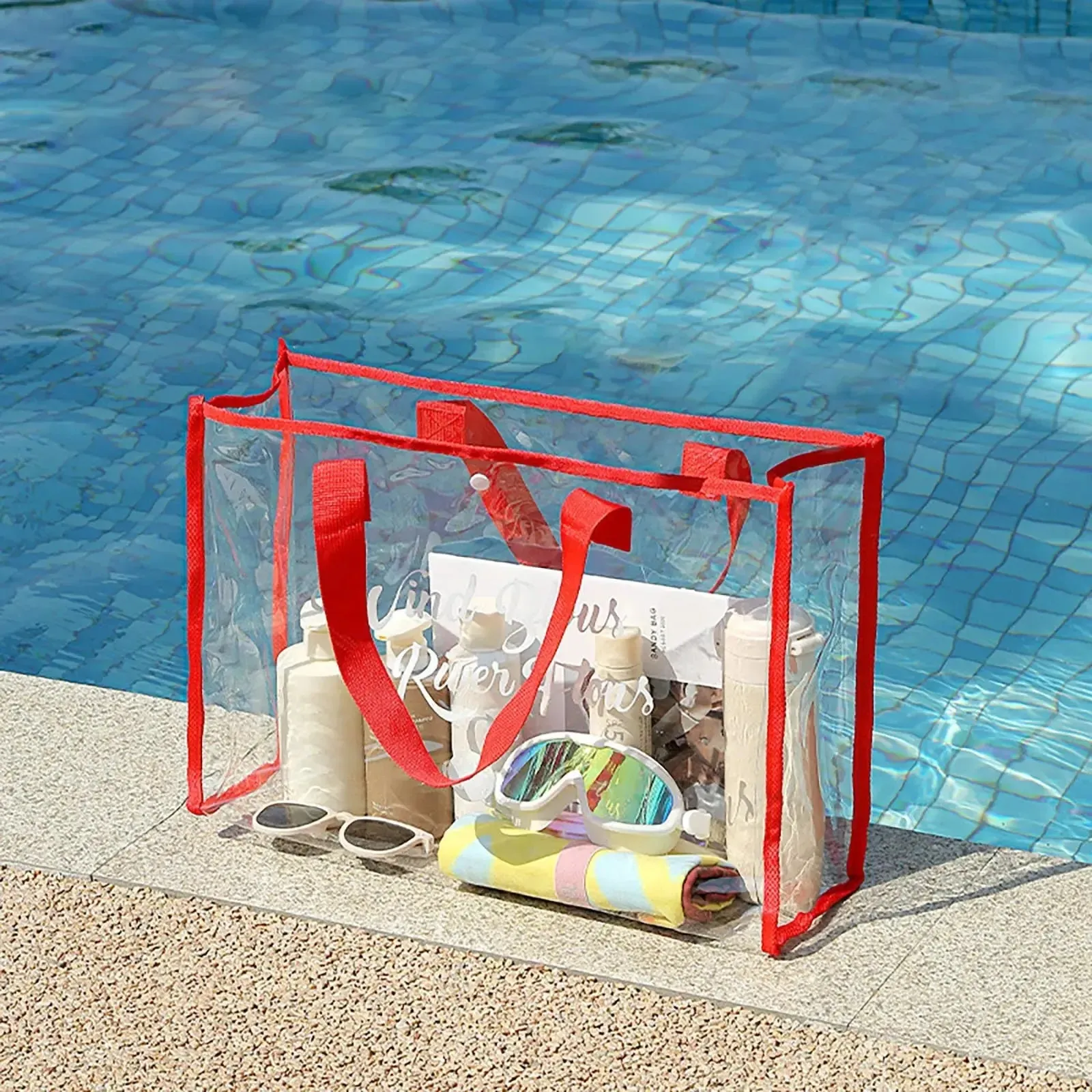 Swimming Clear Tote Bag