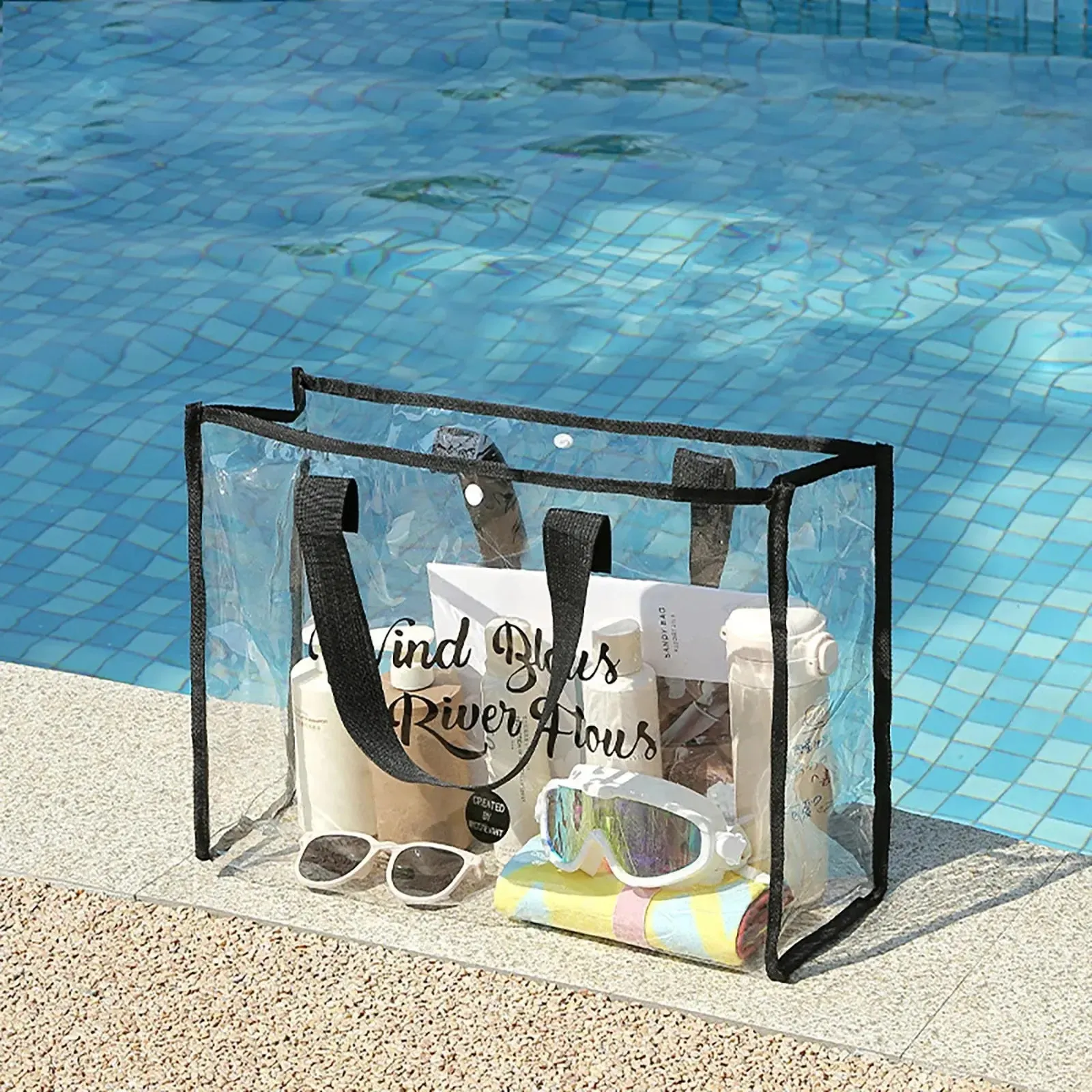 Swimming Clear Tote Bag