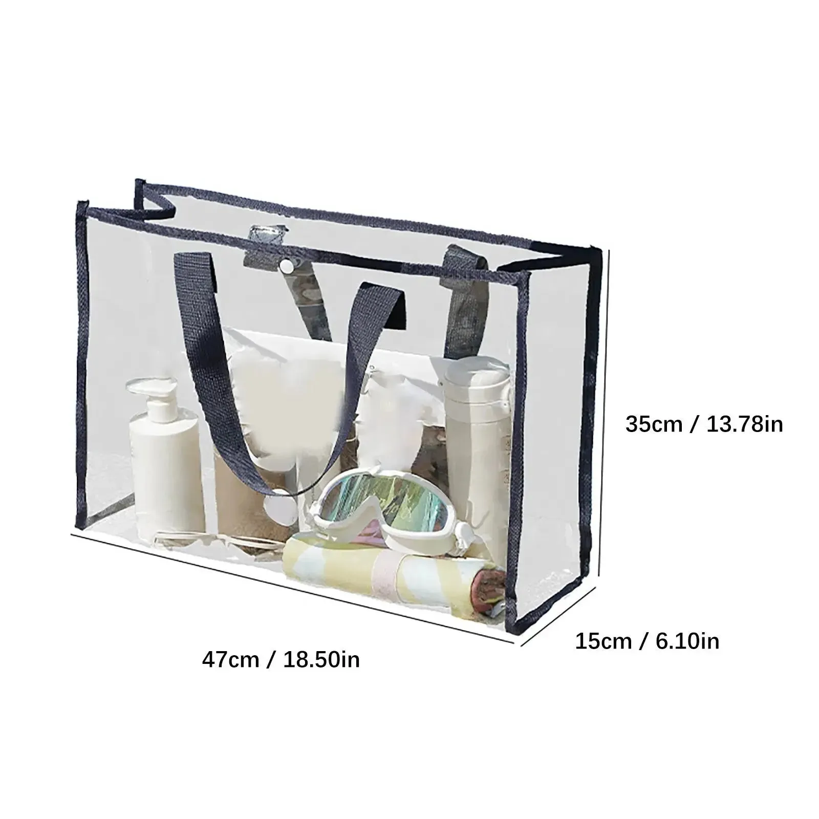 Swimming Clear Tote Bag