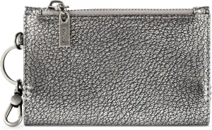 The Sak Encino Card Wallet - Women's Leather Wallet For Everyday - Slim Wallet With Zipper, Credit Card Slots & Coin Holder