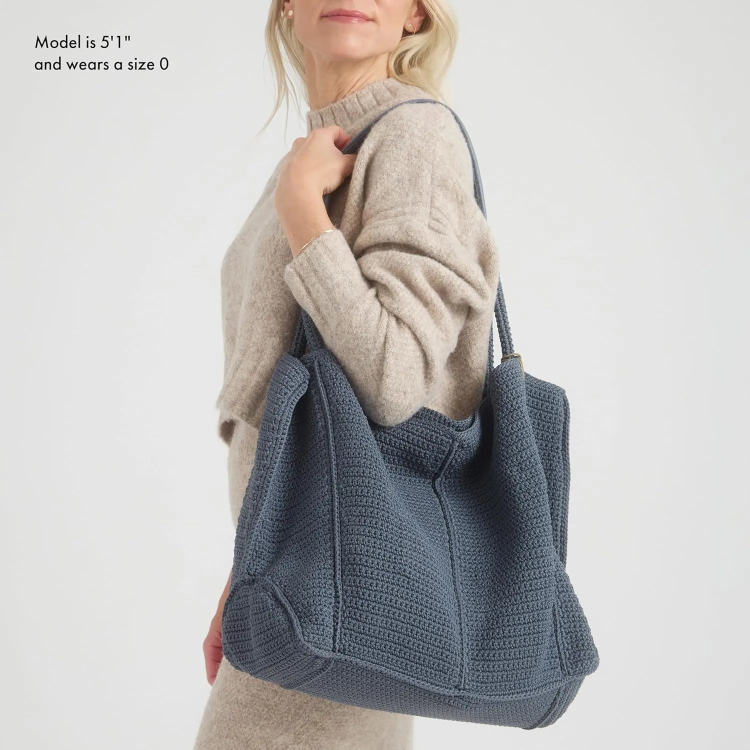 The Sak Los Feliz Large Tote Bag - Woman's Purse For Everyday, Travel, Beach Bag - Roomy Handbag With Shoulder Bag Strap