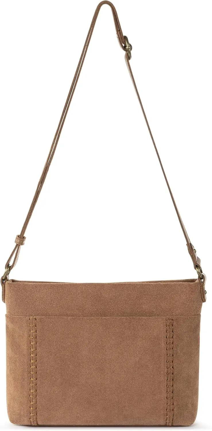 The Sak Melrose Crossbody Purse - Premium Leather Women's Handbag for Everyday & Travel - Cross Body Bag With Zipper Closure