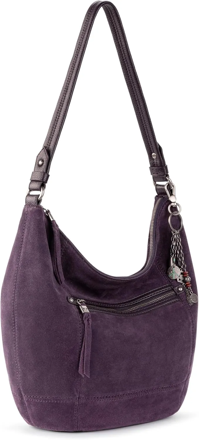 The Sak Sequoia Hobo Bag - Premium Large Leather Women's Handbag for Everyday & Travel - Durable Purse With Zipper Pocket