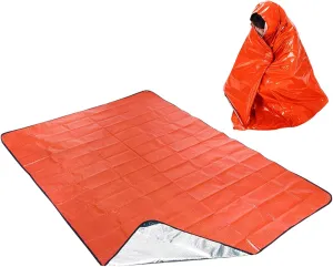 Thermal Blankets Survival - emergenCcy Sleeping Blankets | 59x82 Inch Portable Reflective Tarp Car Travel | Thermal Reflective Tarp for Hiking Climbing Outdoor