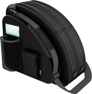 TOPOWN Premium Ice Skate Bag - Roller Skates & Blades Bag for Men & Women - Black & Rose Red