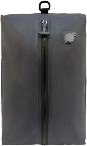 TPU Travel Vacuum Duffel Bag, Space Saving Compression Bag and Vacuum Storage Bag for Travel, Business Trip, Home Storage (1pc Black)