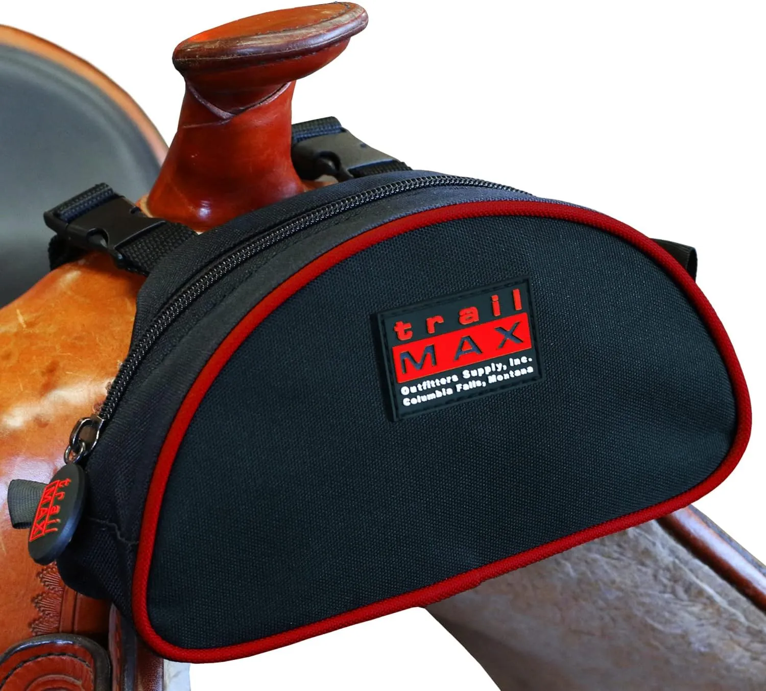 TrailMax Original Pommel Pocket Saddle Bag for Western & Endurance Saddle Horn Bags; Cellphone Pommel Pocket for Trail Riding