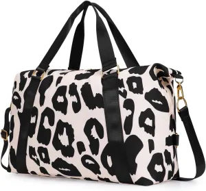 Travel Duffel Bag, Carry On Tote Bag Sports Gym Bag, Shoulder Weekender Overnight Luggage Bag for Women Men