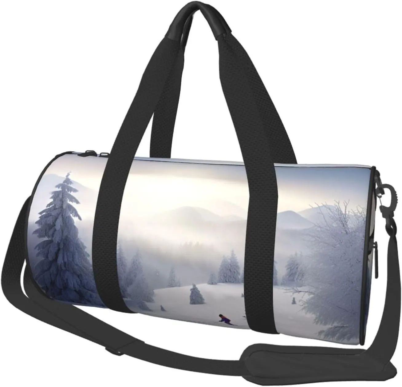 Travel Duffel Bag Foldable Weekender Overnight Bag Winter skiing Sports Tote Gym Bags Large Capacity Lightweight Carry On Luggage Bags for Men Women