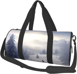 Travel Duffel Bag Foldable Weekender Overnight Bag Winter skiing Sports Tote Gym Bags Large Capacity Lightweight Carry On Luggage Bags for Men Women