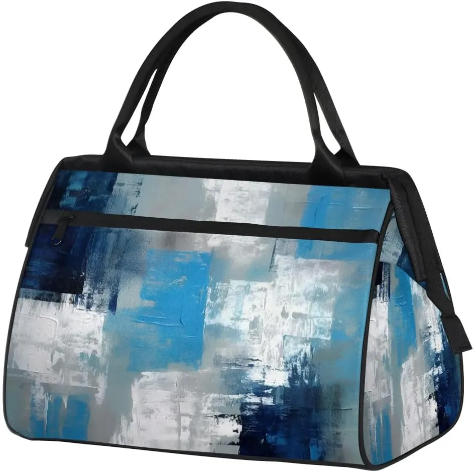 Travel Duffel Bag for Women, Abstract Art Oil Weekender Overnight Bag Carry on Beach Swim Bags Dance Bag Airlines Approved Personal Item Travel Bag for Yoga, Sports, Hospital