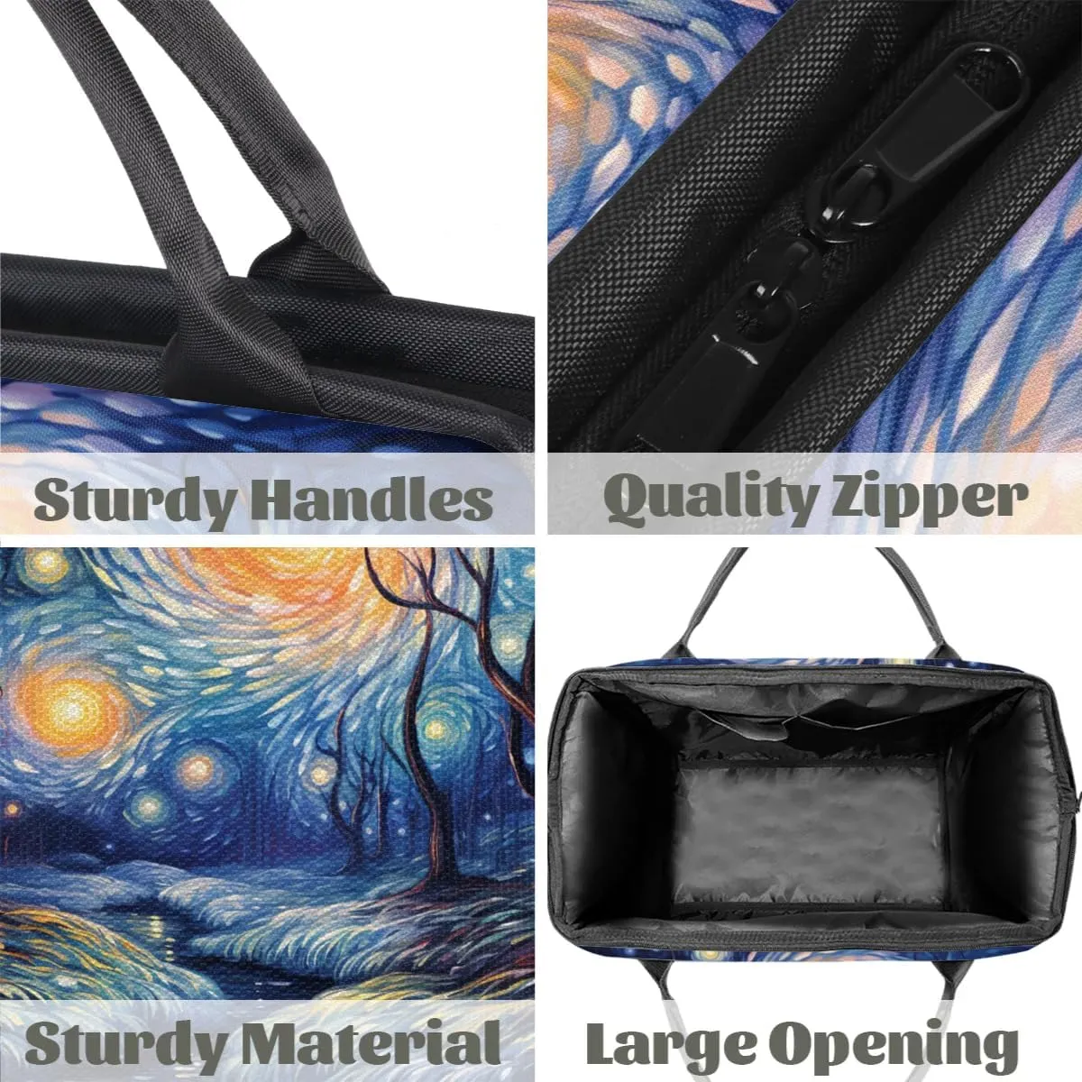 Travel Duffel Bag for Women, Abstract Starry Sky Tree Weekender Overnight Bag Carry on Beach Swim Bags Dance Bag Airlines Approved Personal Item Travel Bag for Yoga, Sports, Hospital