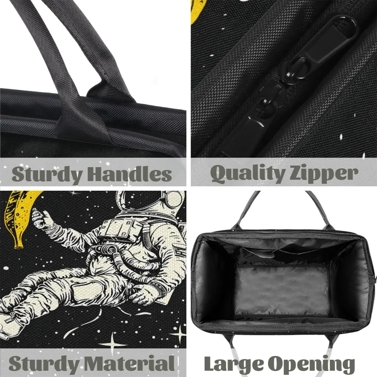 Travel Duffel Bag for Women, Astronaut Banana Weekender Overnight Bag Carry on Beach Swim Bags Dance Bag Airlines Approved Personal Item Travel Bag for Yoga, Sports, Hospital