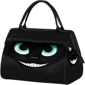 Travel Duffel Bag for Women, Cat Face Weekender Overnight Bag Carry on Beach Swim Bags Dance Bag Airlines Approved Personal Item Travel Bag for Yoga, Sports, Hospital