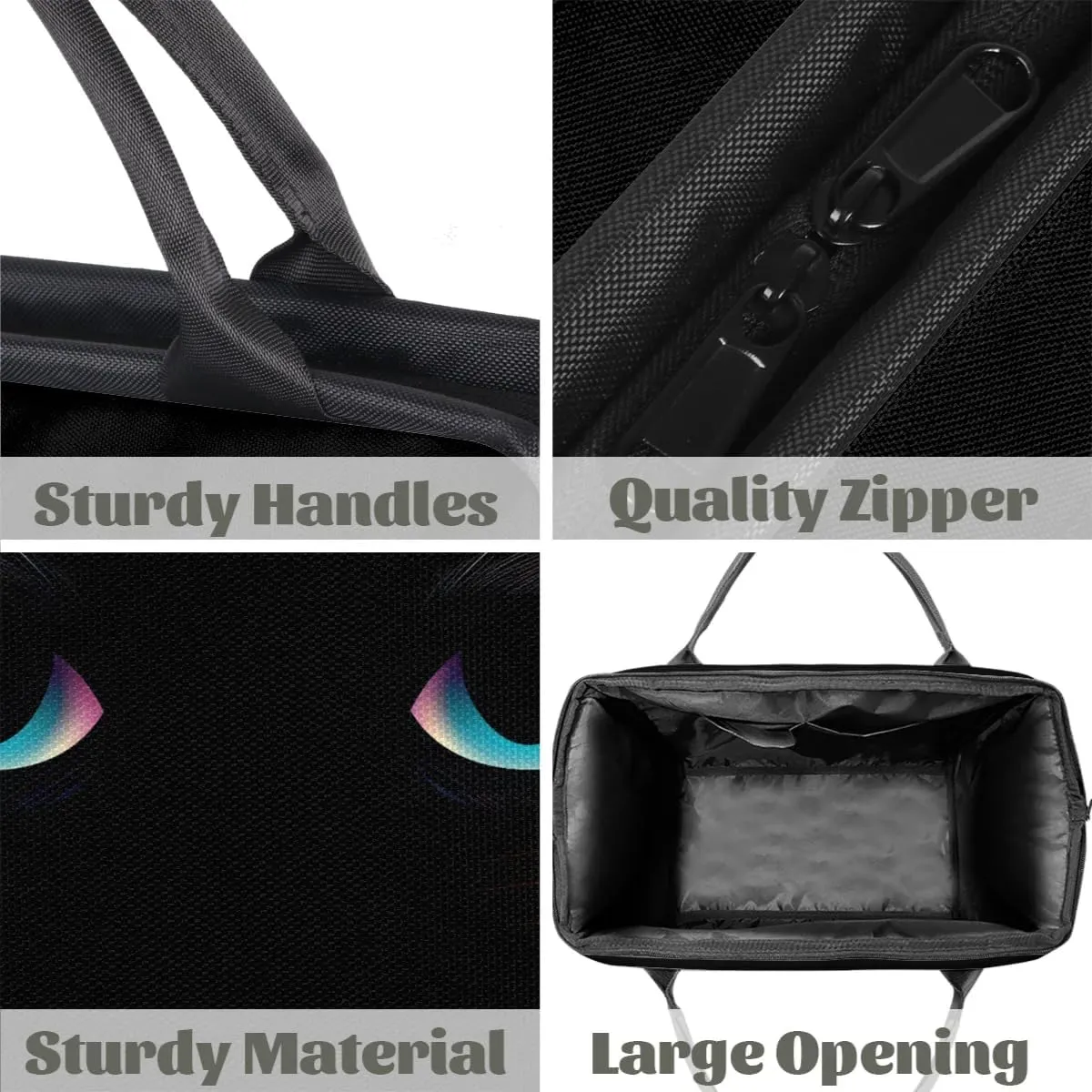Travel Duffel Bag for Women, Cats Eyes Weekender Overnight Bag Carry on Beach Swim Bags Dance Bag Airlines Approved Personal Item Travel Bag for Yoga, Sports, Hospital