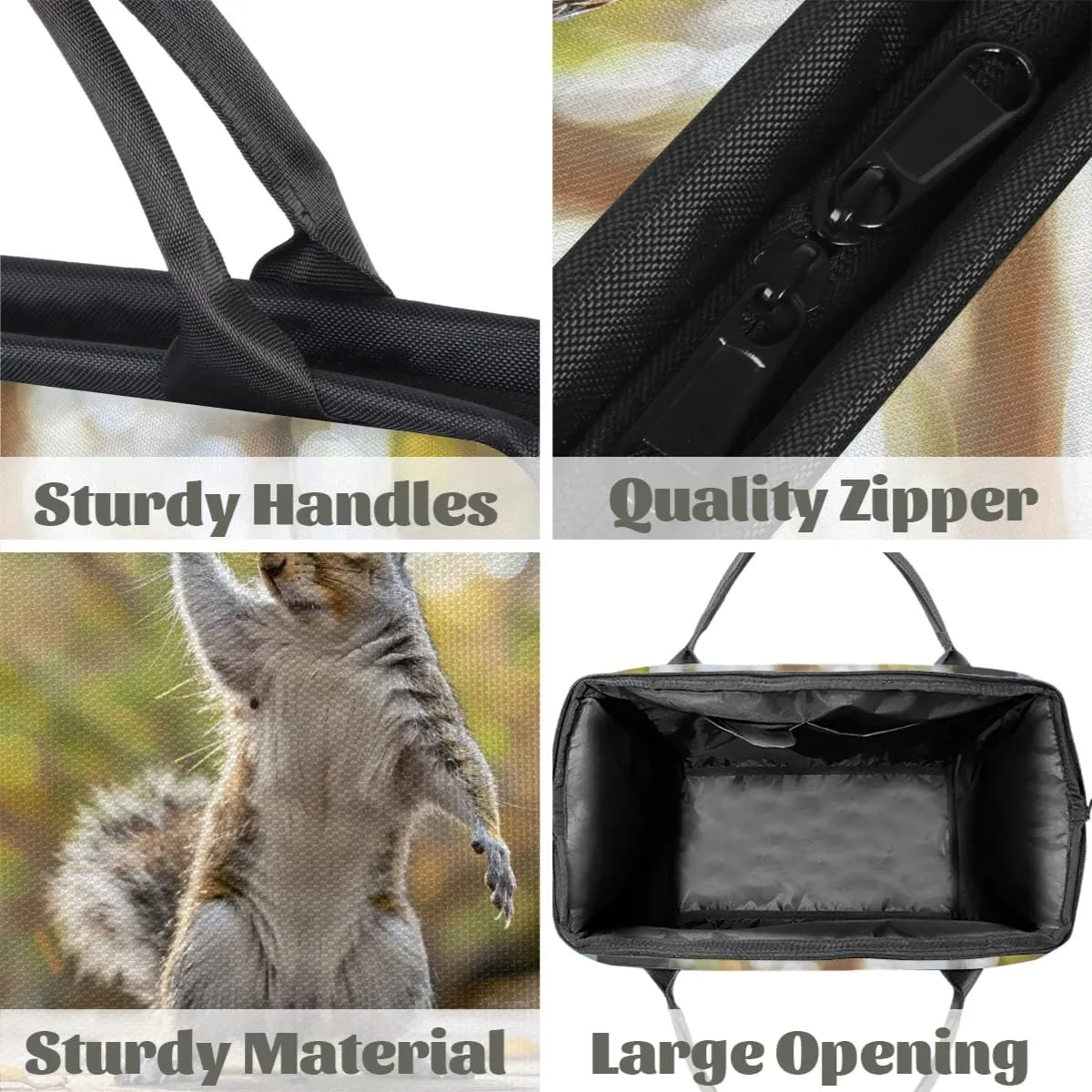 Travel Duffel Bag for Women, Cute Squirrel Weekender Overnight Bag Carry on Beach Swim Bags Dance Bag Airlines Approved Personal Item Travel Bag for Yoga, Sports, Hospital