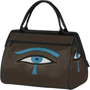 Travel Duffel Bag for Women, Egypt Eyes Weekender Overnight Bag Carry on Beach Swim Bags Dance Bag Airlines Approved Personal Item Travel Bag for Yoga, Sports, Hospital