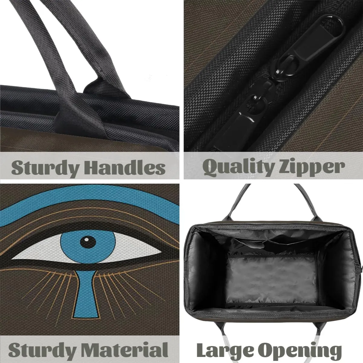 Travel Duffel Bag for Women, Egypt Eyes Weekender Overnight Bag Carry on Beach Swim Bags Dance Bag Airlines Approved Personal Item Travel Bag for Yoga, Sports, Hospital