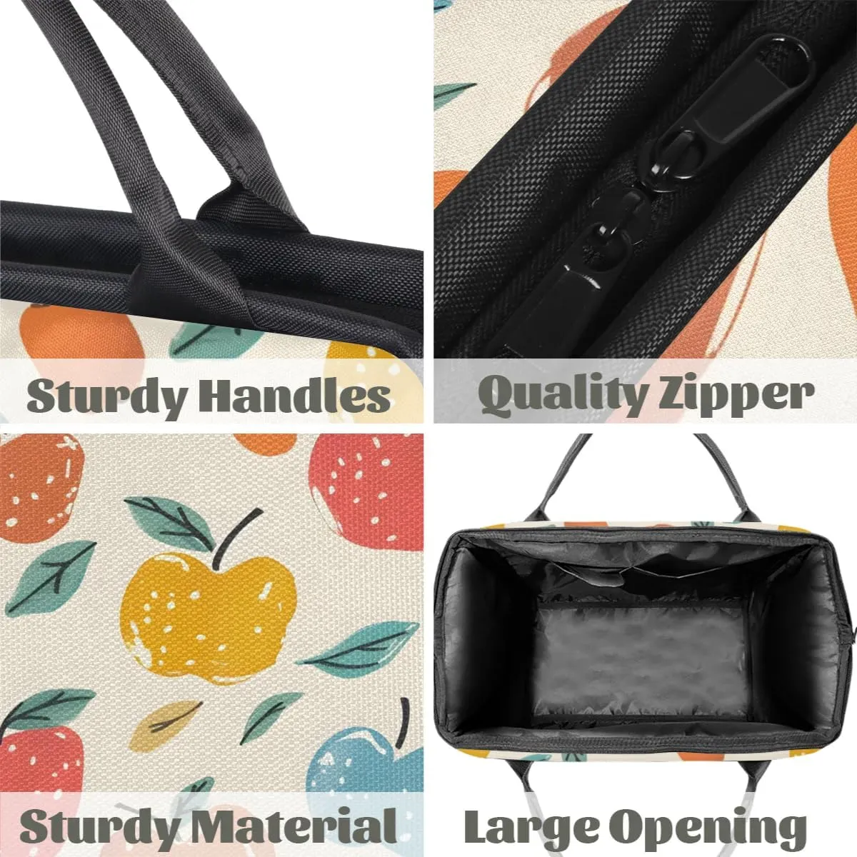 Travel Duffel Bag for Women, Watercolor Apple Weekender Overnight Bag Carry on Beach Swim Bags Dance Bag Airlines Approved Personal Item Travel Bag for Yoga, Sports, Hospital
