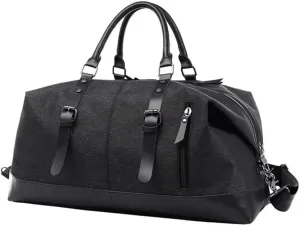 Travel Duffels Business Travel Bag Men's Large Capacity Handbag Lightweight Business Trip Luggage Bag Business Travel Bag(Black)