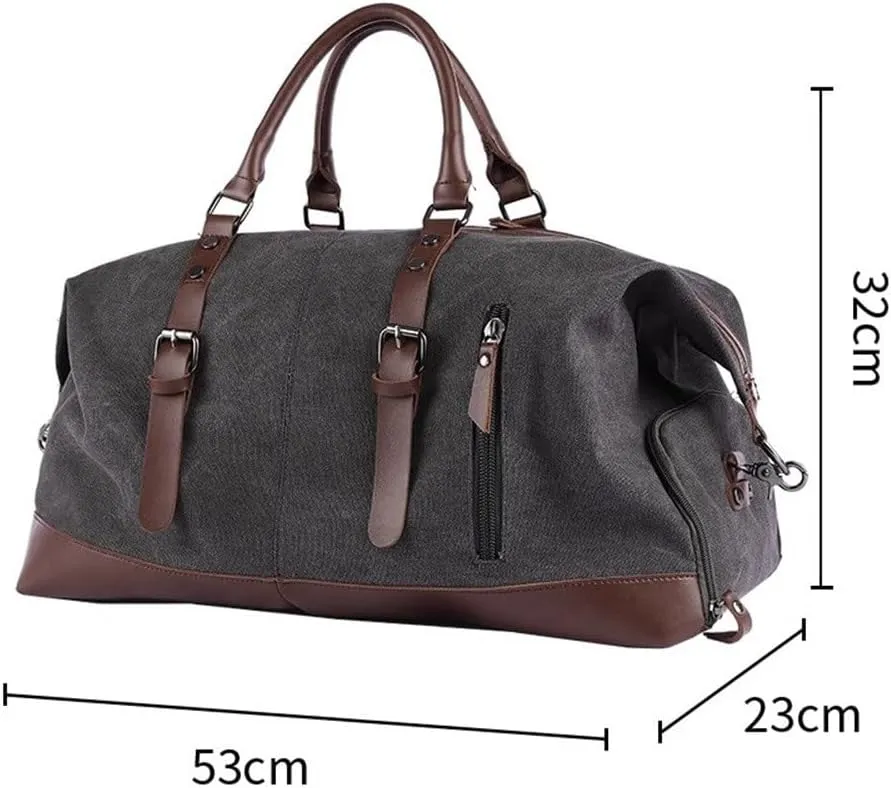 Travel Duffels Business Travel Bag Men's Large Capacity Handbag Lightweight Business Trip Luggage Bag Business Travel Bag(Gray)