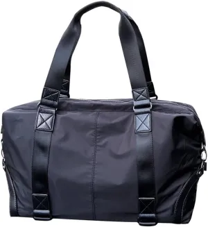 Travel Duffels Men's Handbag Large Capacity Travel Bag Leisure Sports Fitness Bag Business Travel Bag(Black)