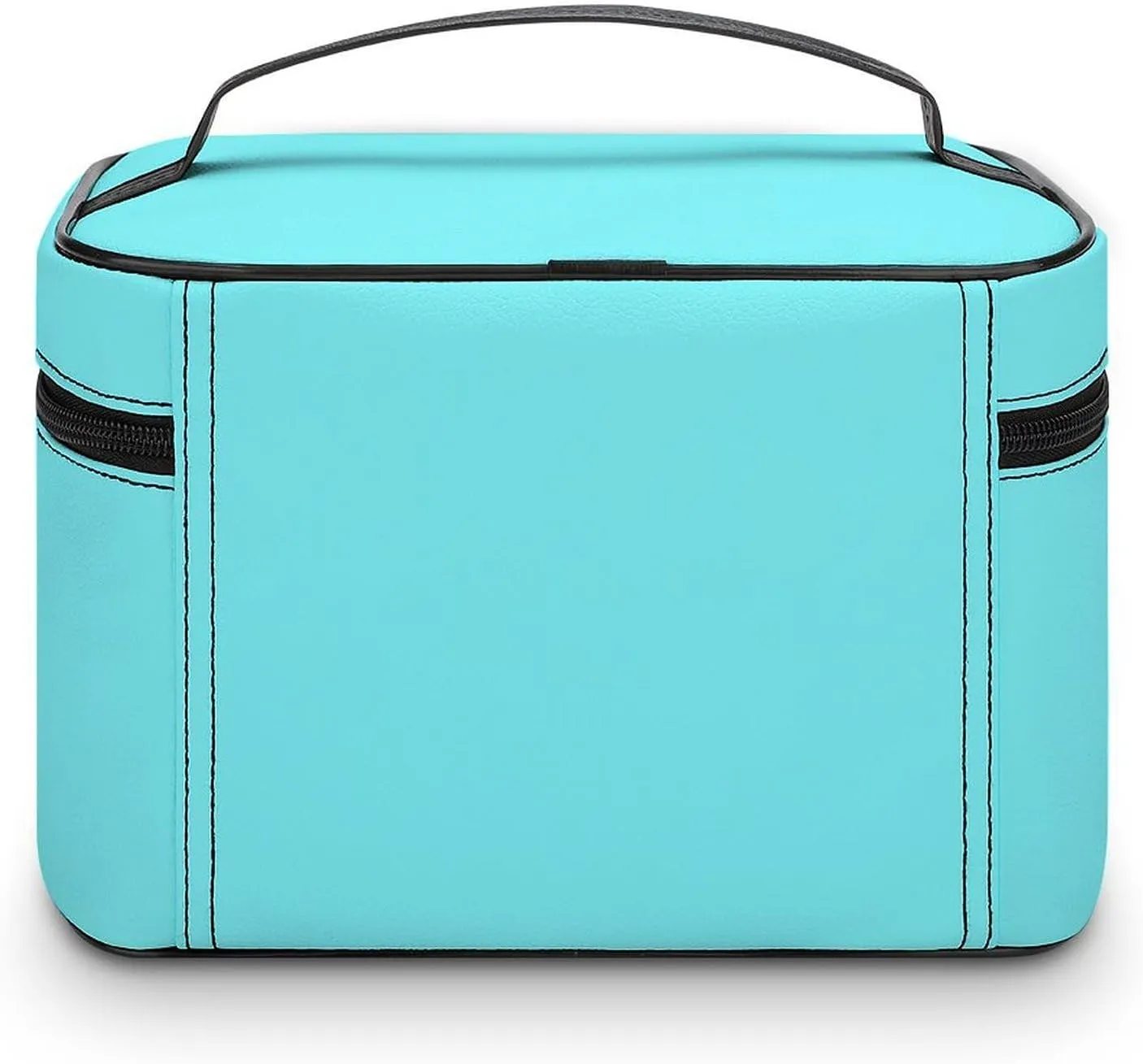Travel Makeup Bag, Blue Elegant Trendy Minimalist Cosmetic Bags for Women Large Capacity Waterproof Toiletry Bag Make up Organizer