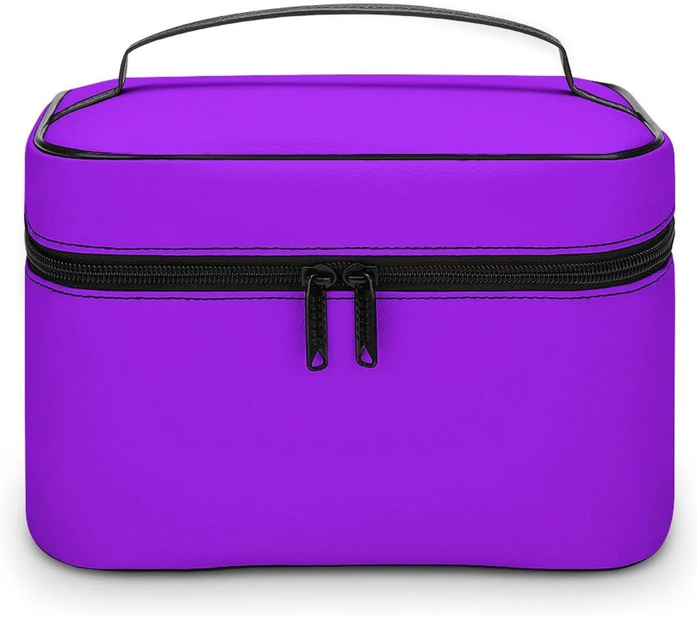 Travel Makeup Bag, Bright Violet Trend Color Cosmetic Bags for Women Large Capacity Waterproof Toiletry Bag Make up Organizer